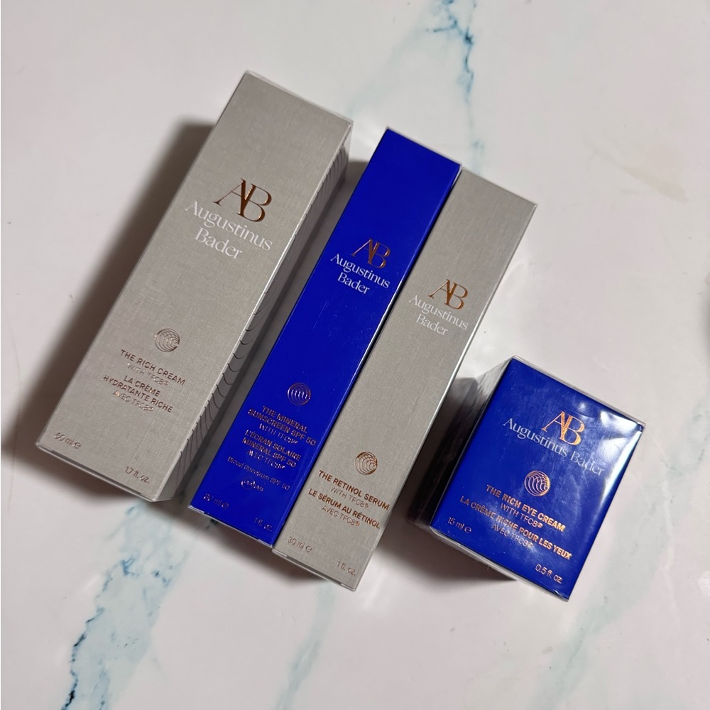 Augustinus Bader Skincare Set, BEST ANTI-AGING ROUTINE! All you need